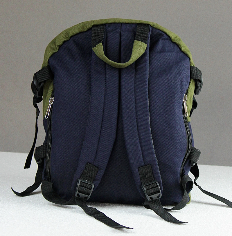 backpack - green - blue - Ellie