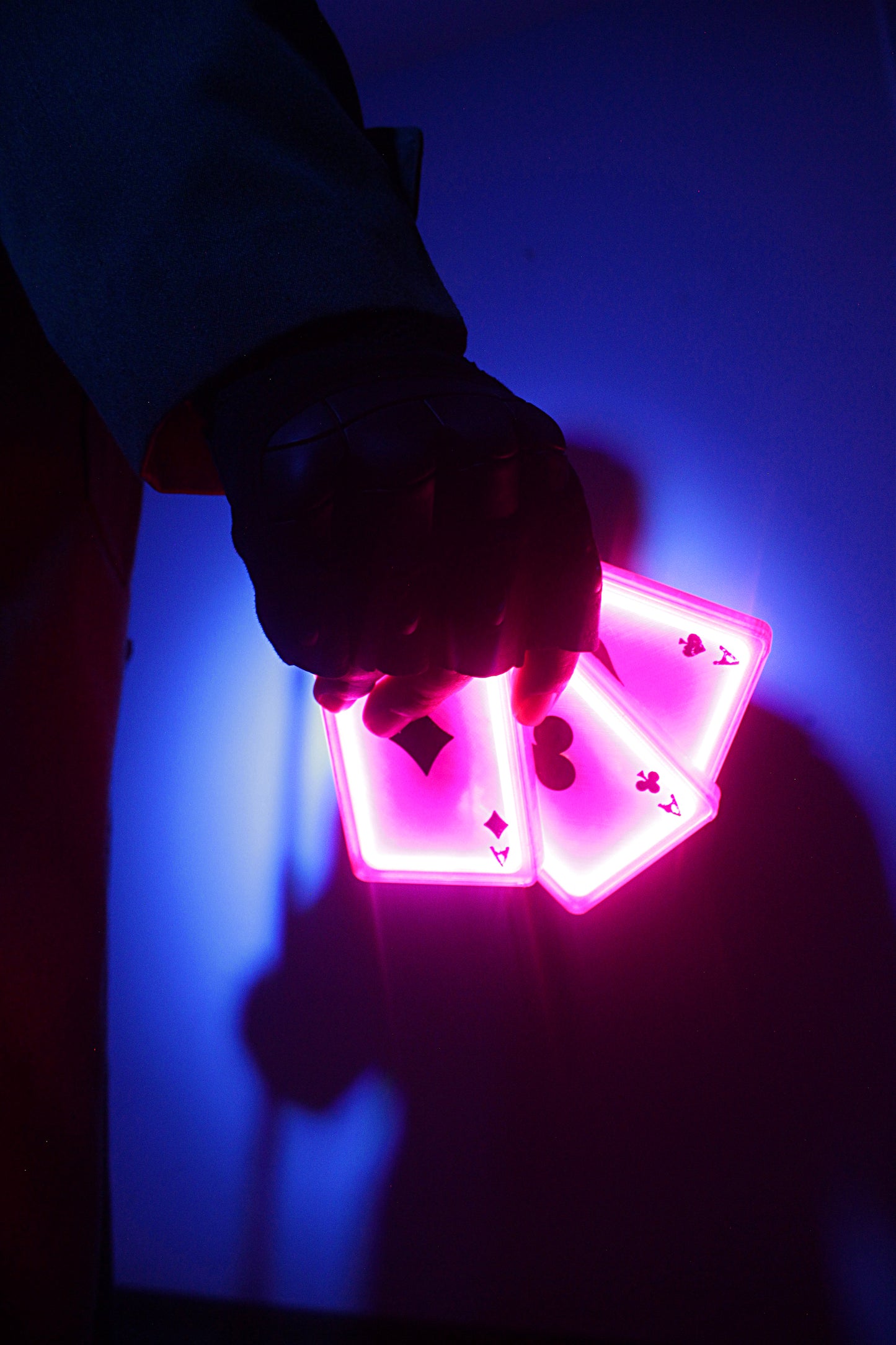 Gambit - playing cards - LED light x3