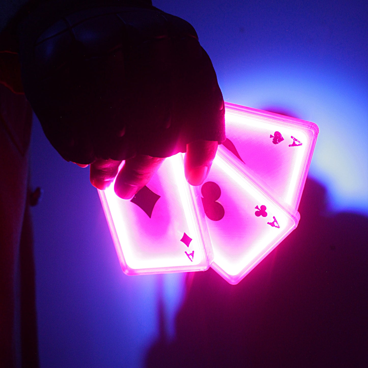Gambit - playing cards - LED light x3