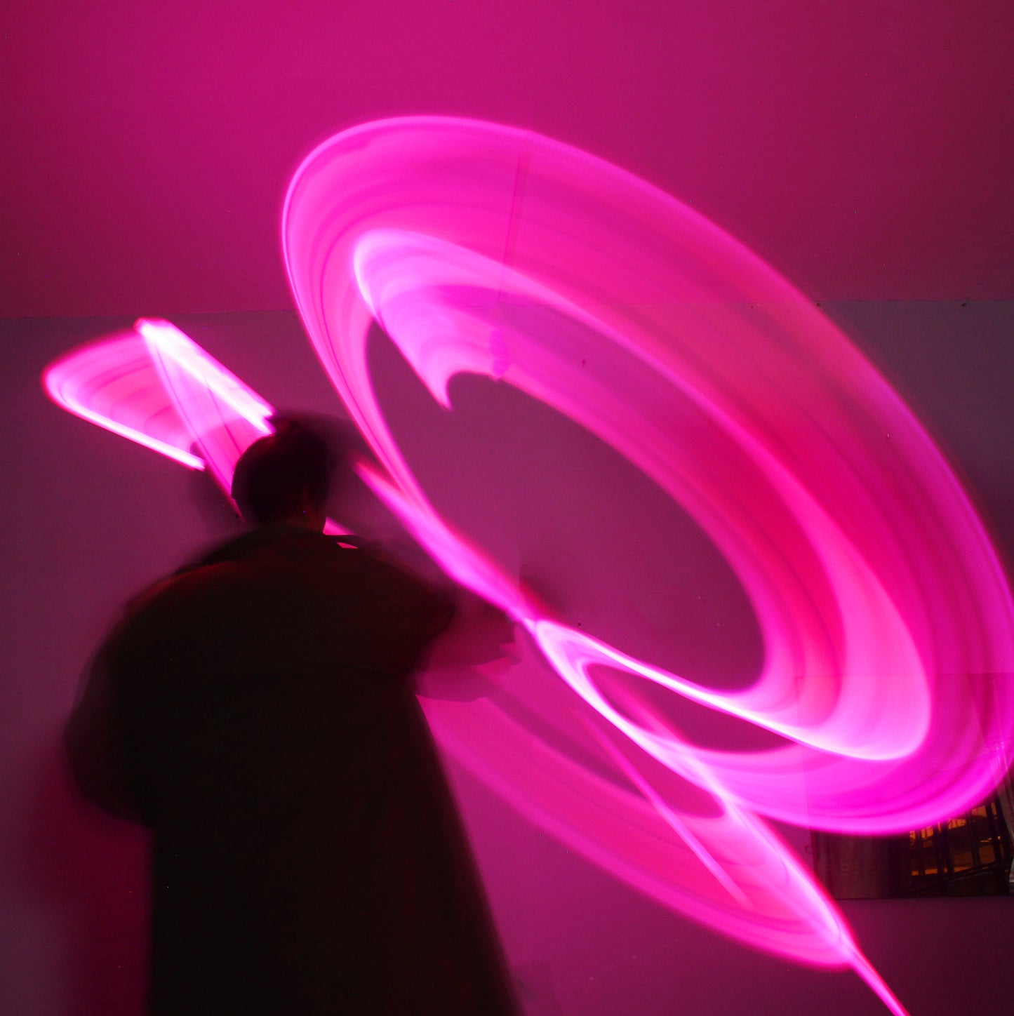 Gambit - costume staff with LED lights