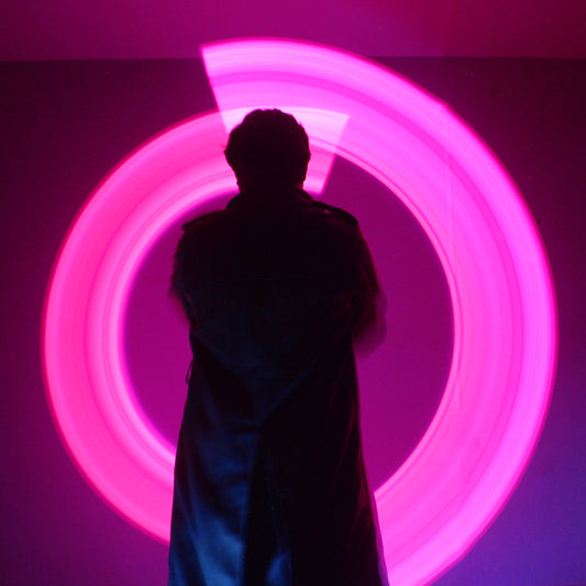 Gambit - costume staff with LED lights