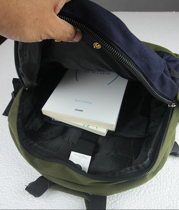backpack - green - blue -  Ellie