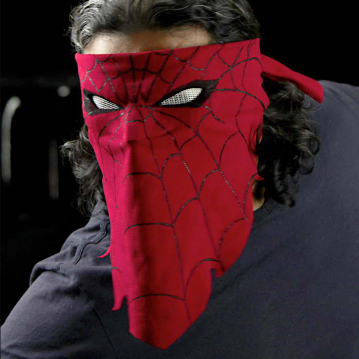 Spider cowboy mask