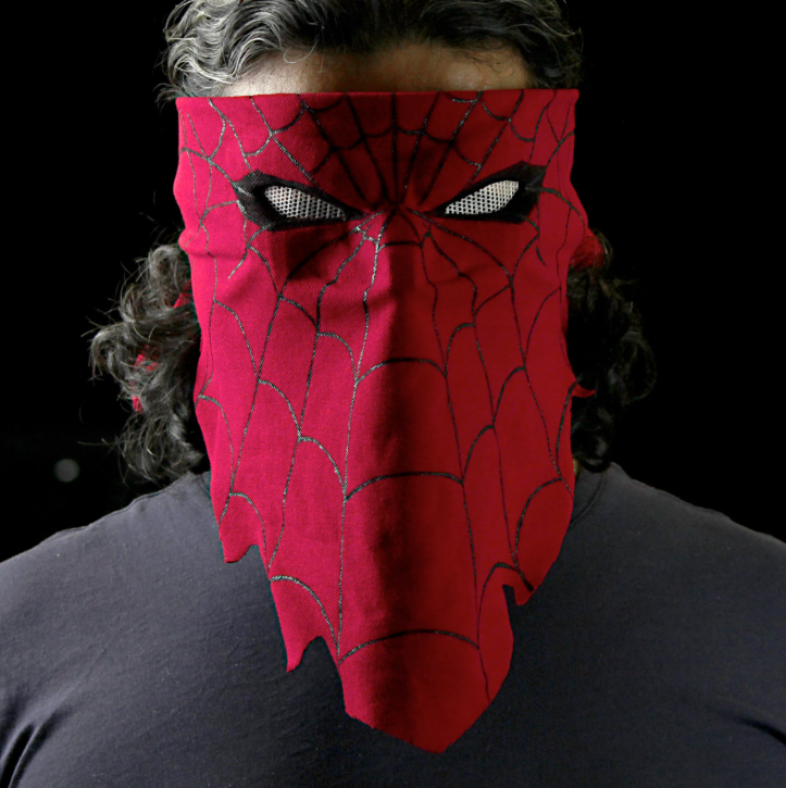 Spider cowboy mask