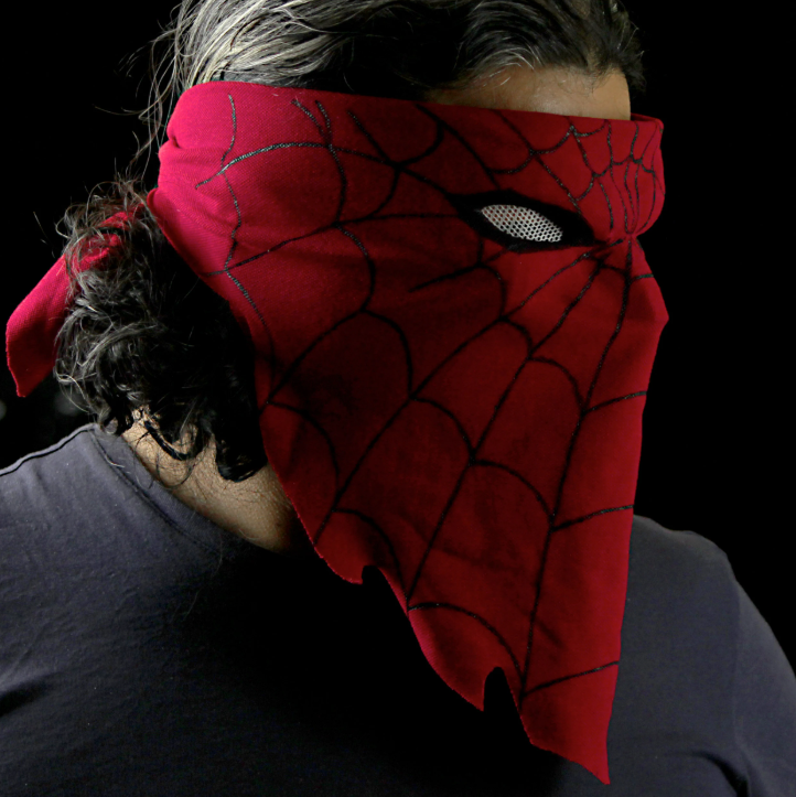 Spider cowboy mask