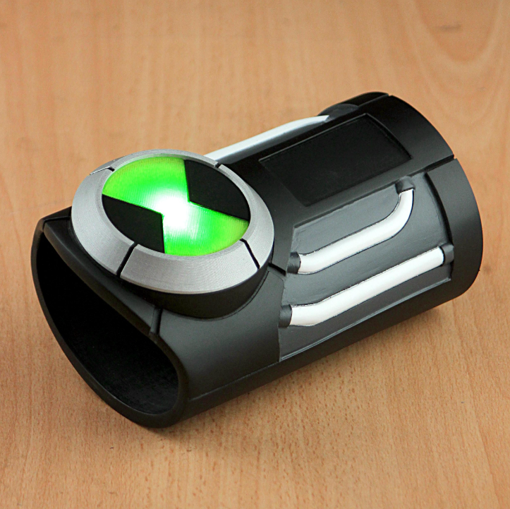 Alien bracelet - black - white