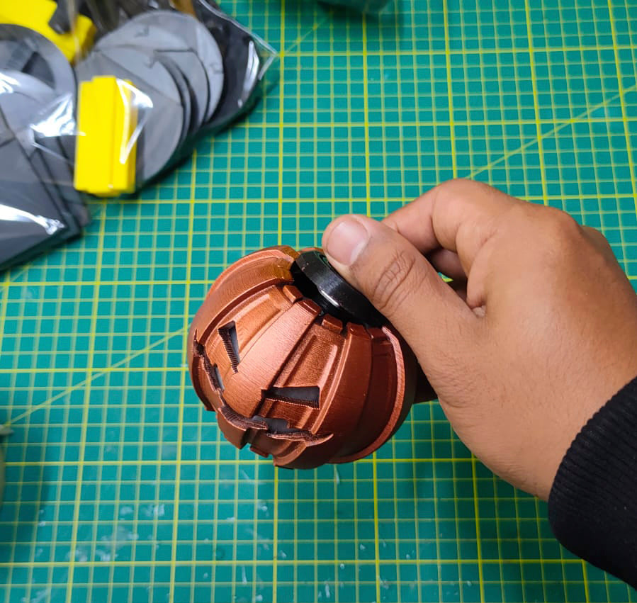 Green goblin bombs - pumpkin Spider