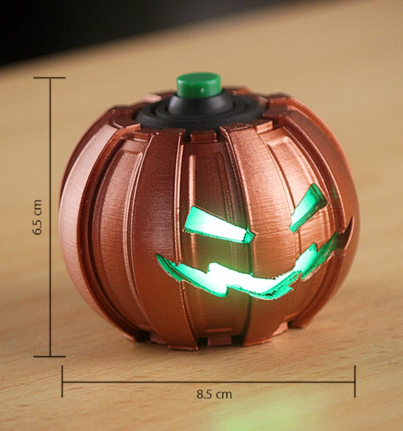 Green goblin bombs - pumpkin Spider