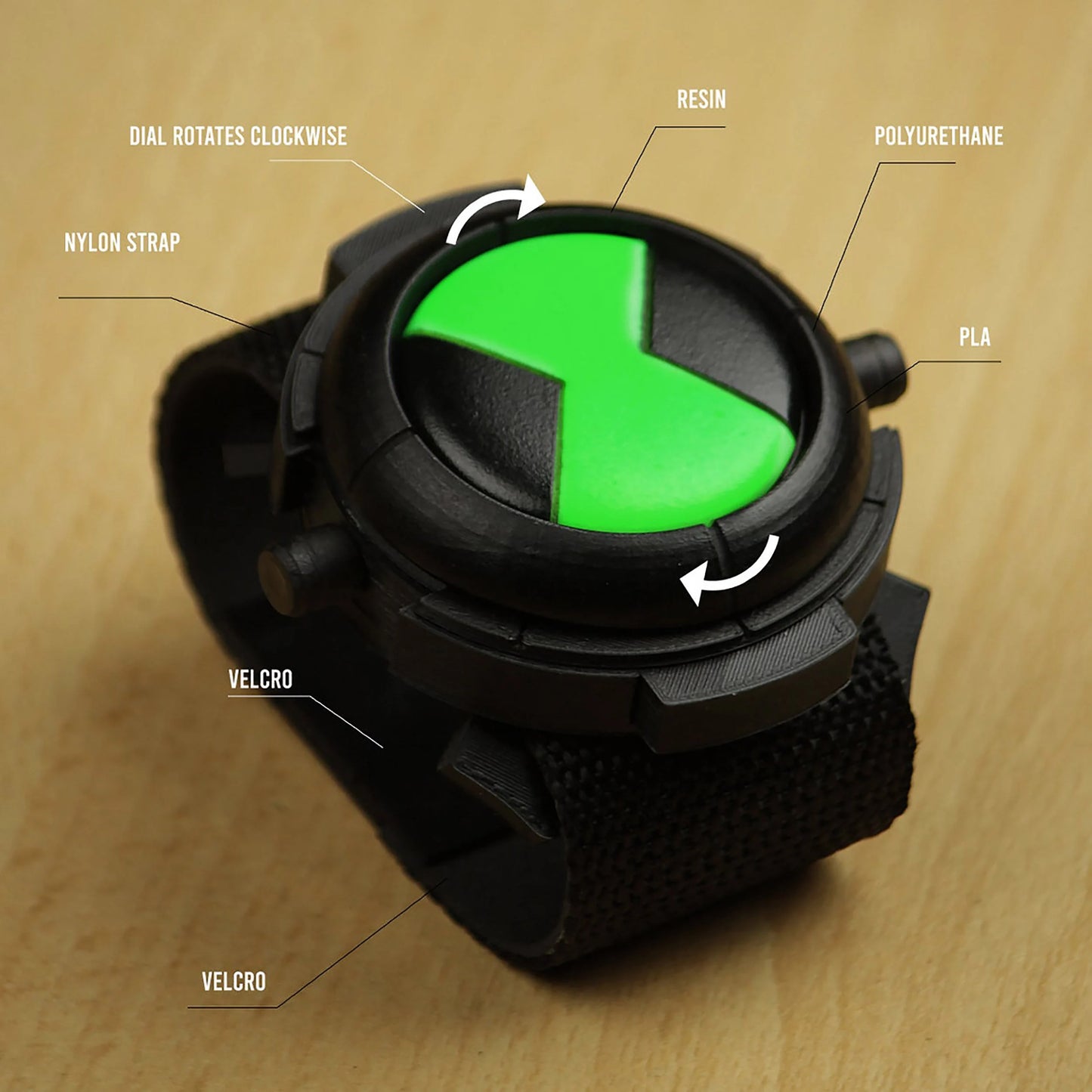 Alien Watch - green - black - red