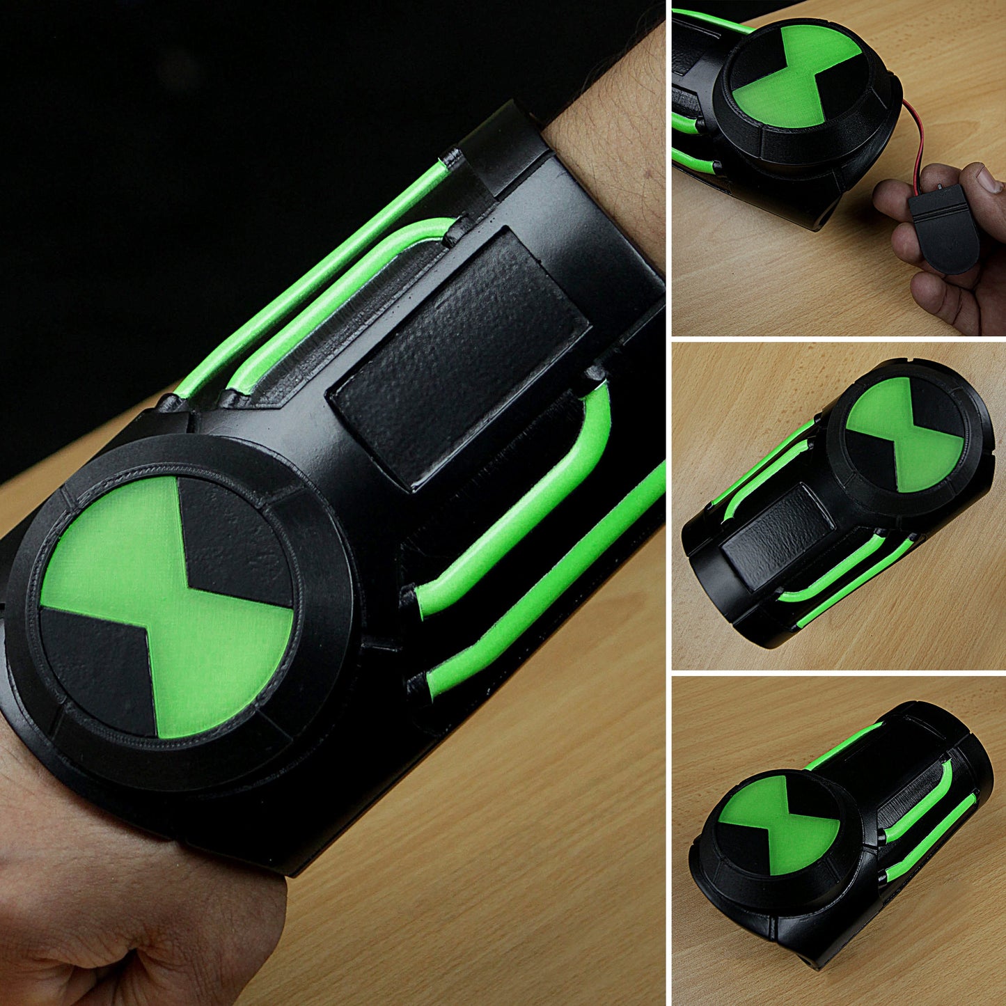 Alien bracelet - black