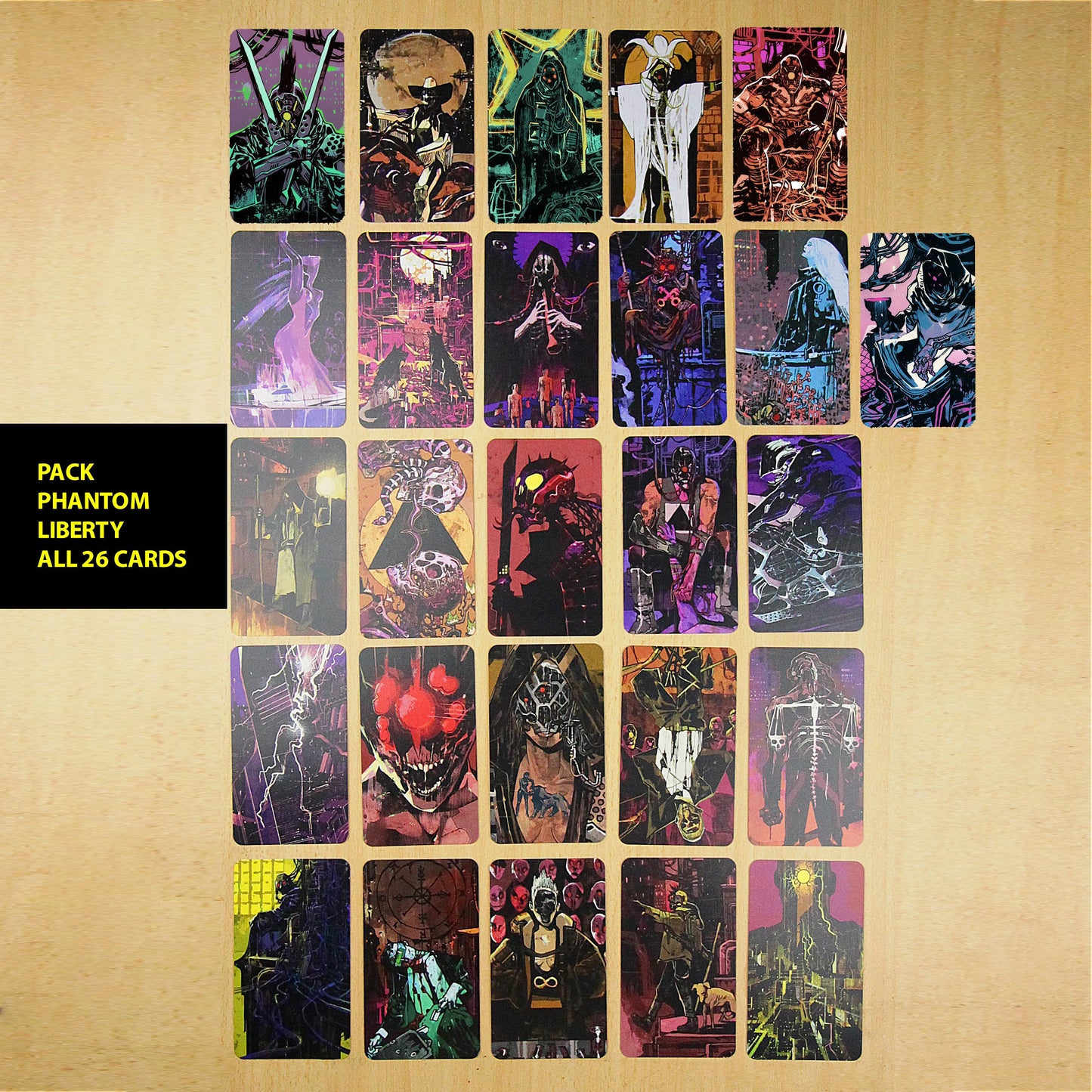 Cyberpunk - Tarot deck 26 cards v2