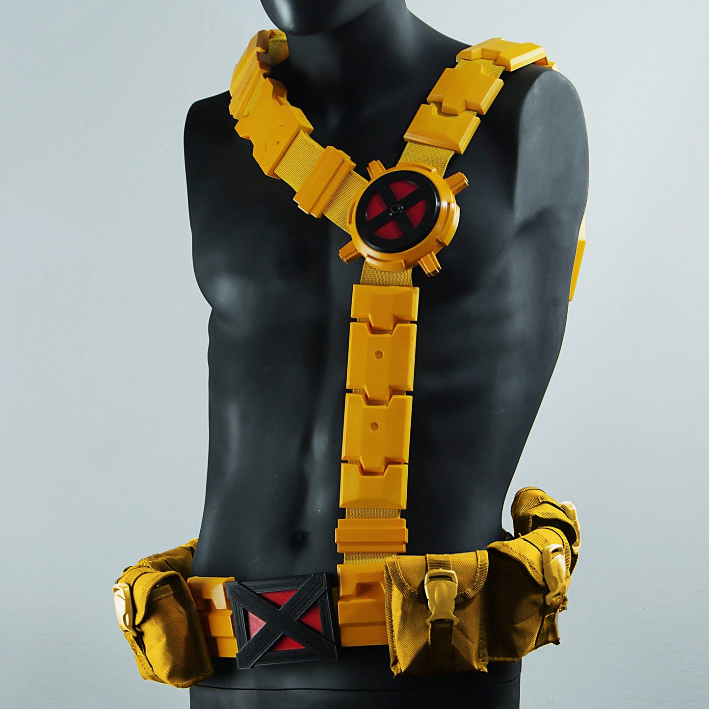 Yellow harness - for cyclops costume