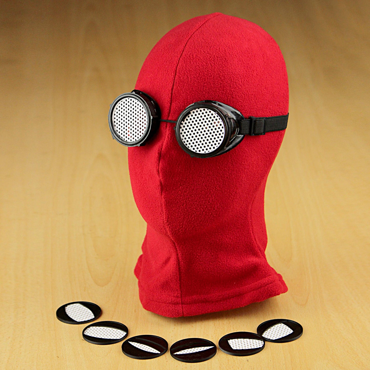 Spider goggles - Interchangeable eyes
