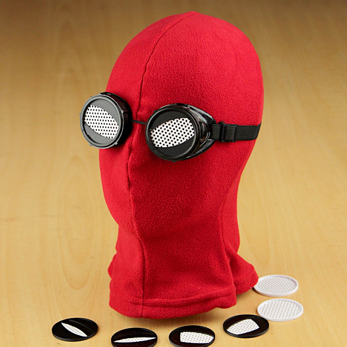 Spider goggles - Interchangeable eyes
