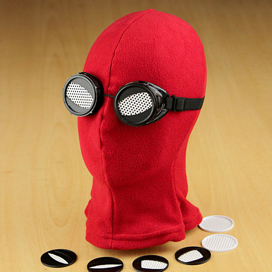 goggles - Interchangeable eyes - mask red