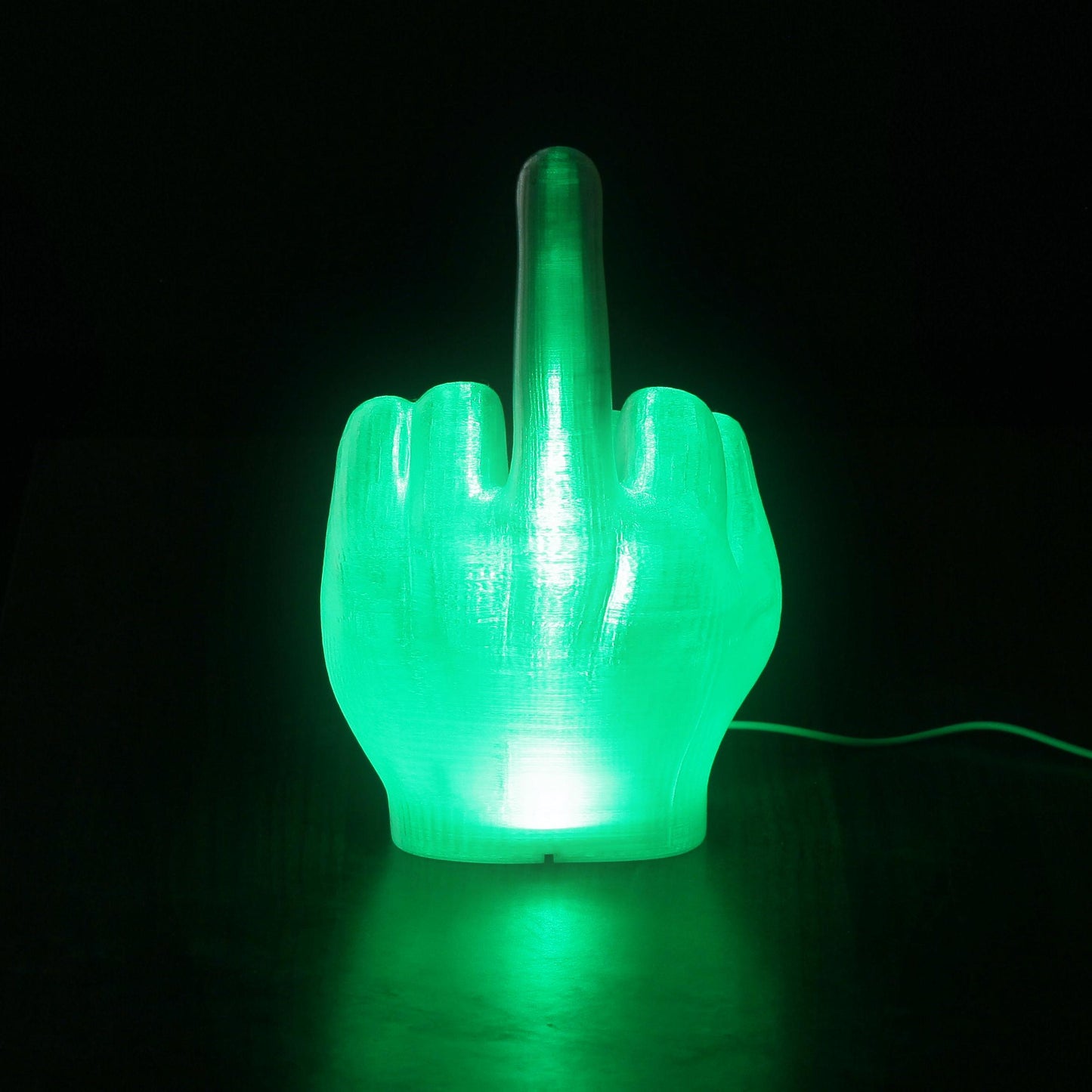 Green lamp desk