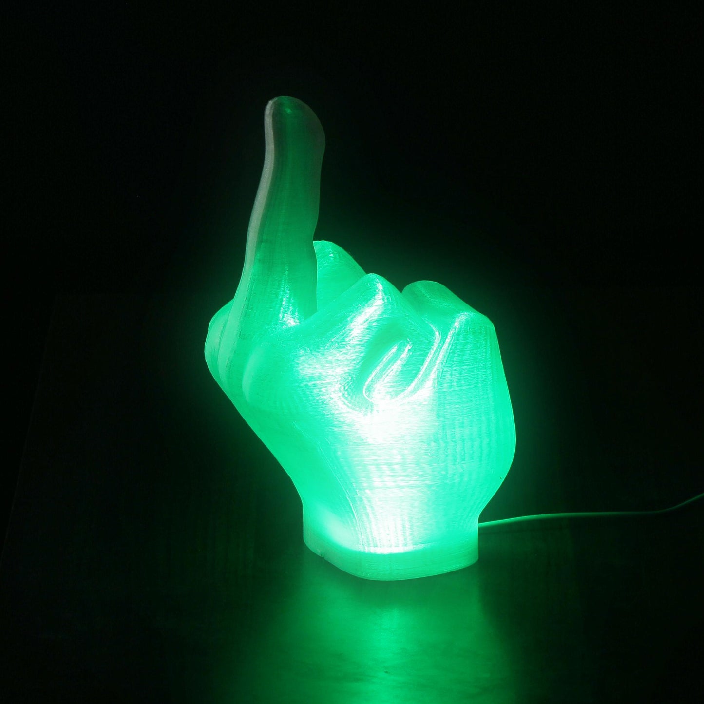 Green lamp desk
