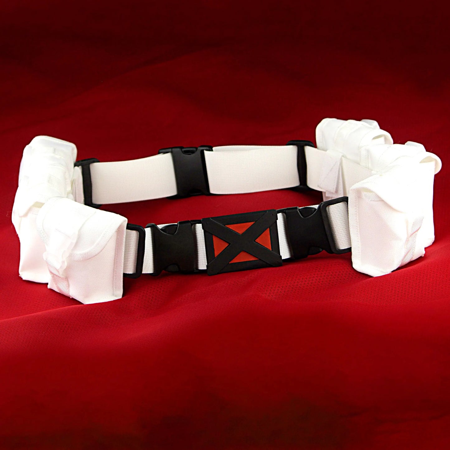 X - white belt - cosplay hero